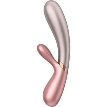SATISFYER - VIBRADOR HOT LOVER ROSA and BEGE