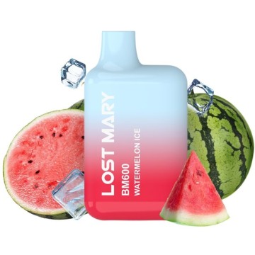 LOST MARY - (EXPOSITOR PROFESSIONAL PACK -10 UNIDADES) BM600 NICOTINE VAPER 2 DESCARTÁVEL WATERMELON ICE