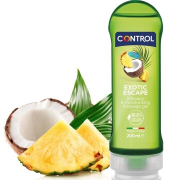 CONTROL - 2 EN 1 MASSAGEM and PRAZER EXÓTICO 200 ML