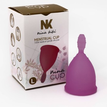 NINA KIKÍ - COPO MENSTRUAL ROXO TAMANHO L 6 1 GRTIS