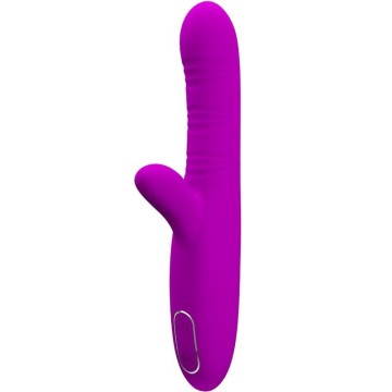 PRETTY LOVE - ANGELIQUE MULTIFUNÇÕES VIBRADOR ESTIMULADOR DE CLITÓRIS ROXO