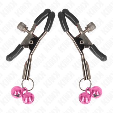 KINK - GRAMPO DE BICO DUPLO SINO ROSA 6 CM