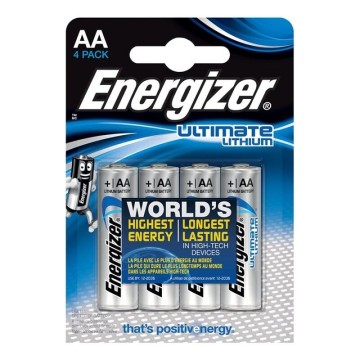 ENERGIZER - ULTIMATE LÍTIO AA L91 LR6 1,5V 4