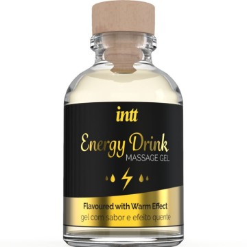 INTT MASSAGE and ORAL SEX - GEL DE MASSAGEM COM ENERGIA AROMATIZADA BEBIDA E EFEITO AQUECENTE