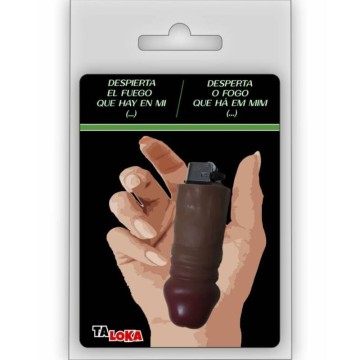 TALOKA - FANTSTICO LEVE EM FORMA DE PÊNIS DE COR MULATO 100 RECARREGVEL