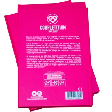 COUPLETITION - ÁLBUM DIÁRIO DE AMOR DE MEMÓRIAS and DESEJOS PARA UM CASAL
