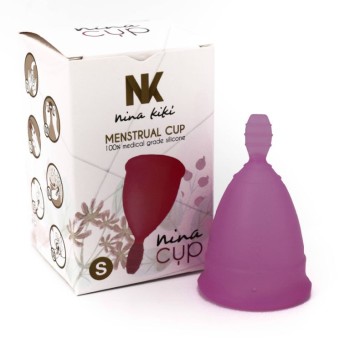 NINA KIKÍ - COPO MENSTRUAL ROXO TAMANHO S 6 1 GRTIS