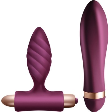 CLIMAXIMUM - KIT DESIRE VIBRADOR TORCIDO PLUG ANAL