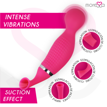 MORESSA - KIRK DUO ONDAS ESTIMULANTES MASSAGEADOR MULTIFUNCIONAL DE SILICONE PREMIUM RECARREGÁVEL