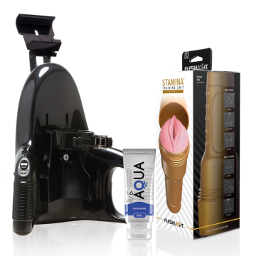 FLESHLIGHT - UNIDADE DE TREINAMENTO PINK LADY STAMINA LANÇAMENTO UNIVERSAL LUBRIFICANTE AQUA QUALITY 50 ML