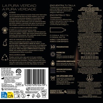 DUREX - TOTAL CONNECTION ULTRA FINE PLUS SEM LÁTEX 10 UNIDADES