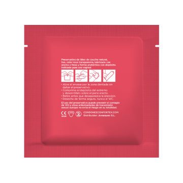 CONFORTEX - CONDOM DE MORANGO 144 UNIDADES