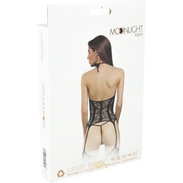 MOONLIGHT - MODELO 8 BODYSTOCKING PRETO TAMANHO ÚNICO