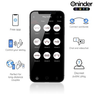 ONINDER CUTE - LOVE 3 SOME VIBRADOR TRIPLO - APLICATIVO MUNDIAL GRATUITO