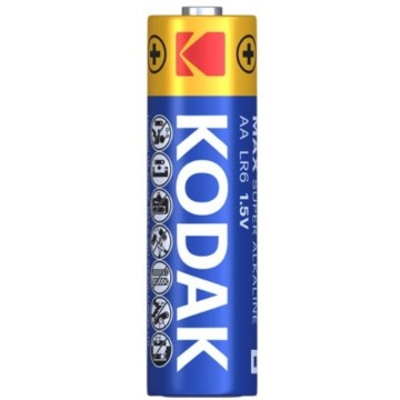 KODAK - MAX PILHA ALCALINA AA LR6 PACOTE20 PILHAS