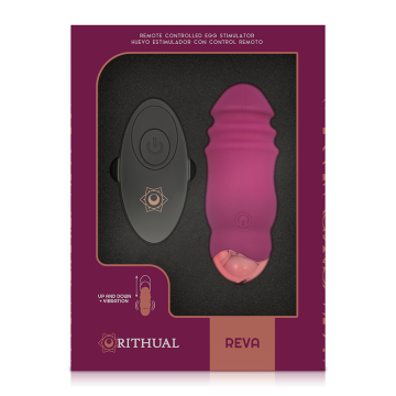 RITHUAL - REVA EGG SISTEMA DE CONTROLE REMOTO PARA CIMA E PARA BAIXO VIBRAO