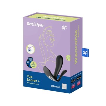 SATISFYER - TOP SECRET VIBRADOR PRETO