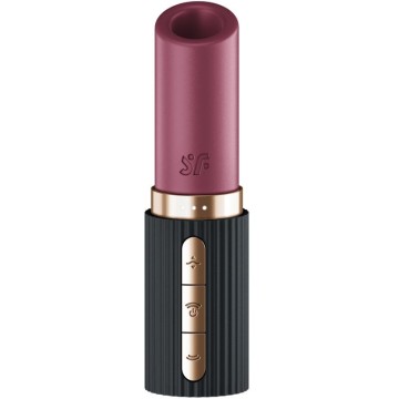 SATISFYER - PRO 2 KISS WAVE ESTIMULADOR DE CLITÓRIS GARNET - PRETO