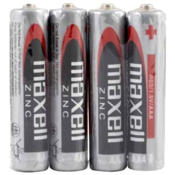 MAXELL - PILHA SALINA MANGANESO AAA R03 RETRÁTIL4