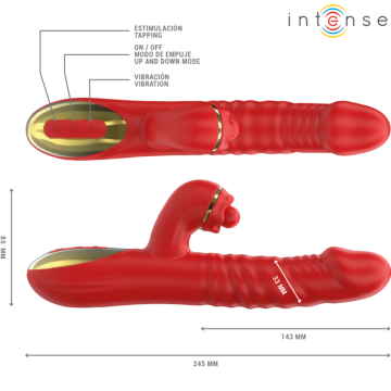 INTENSE - THALIA VIBRATION and THRUST and TAPPING VERMELHO
