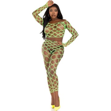 LEG AVENUE - TOP and LEGGINS HARDCORE VERDE