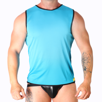 MACHO - T-SHIRT AZUL S-M