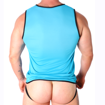 MACHO - T-SHIRT AZUL S-M