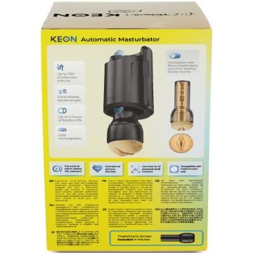 KIIROO - KEON WIFI COMBO VICTORIA JUNE MASTURBADOR AUTOMÁTICO FEEL STROKER